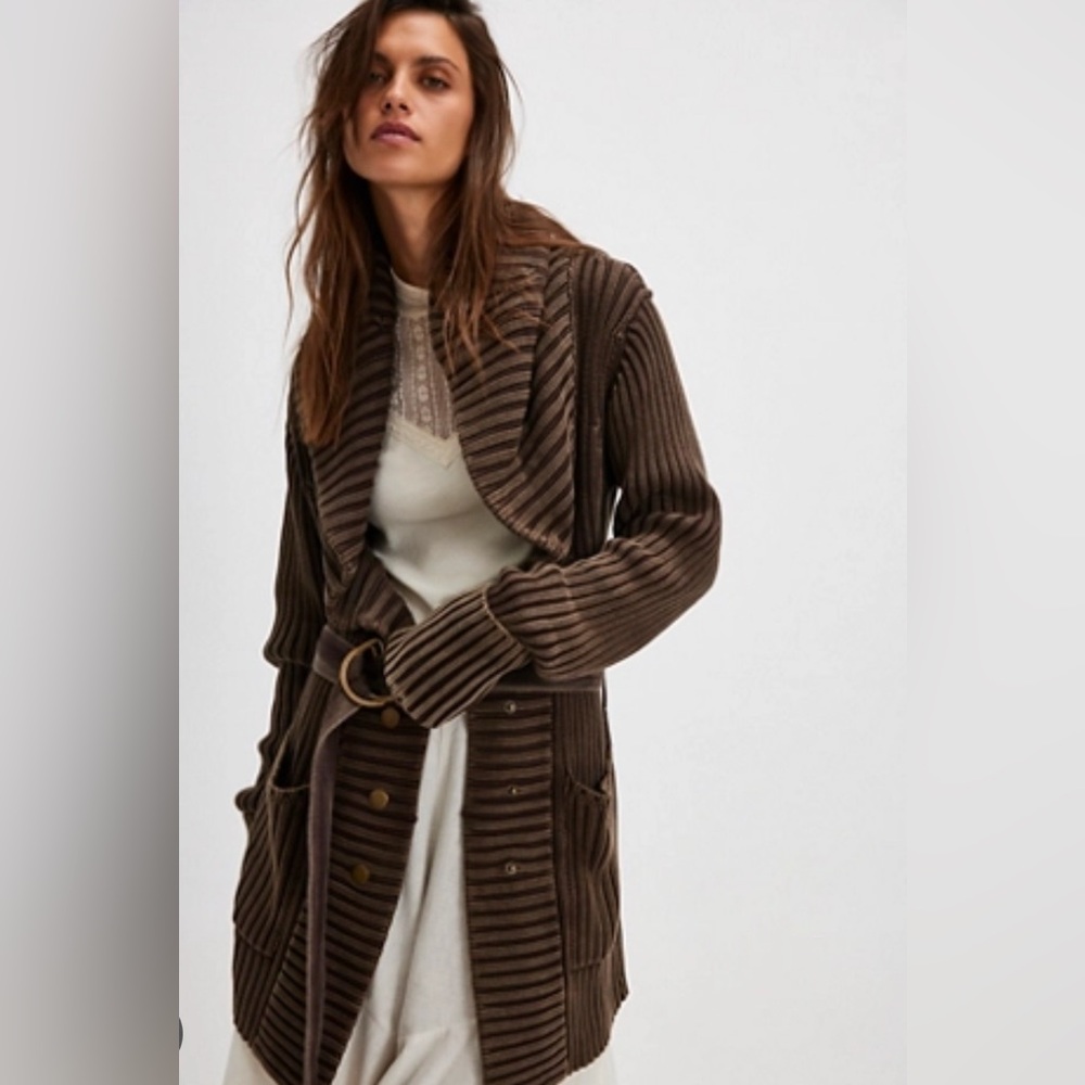 Free People Ryanne Long Haul Cardigan